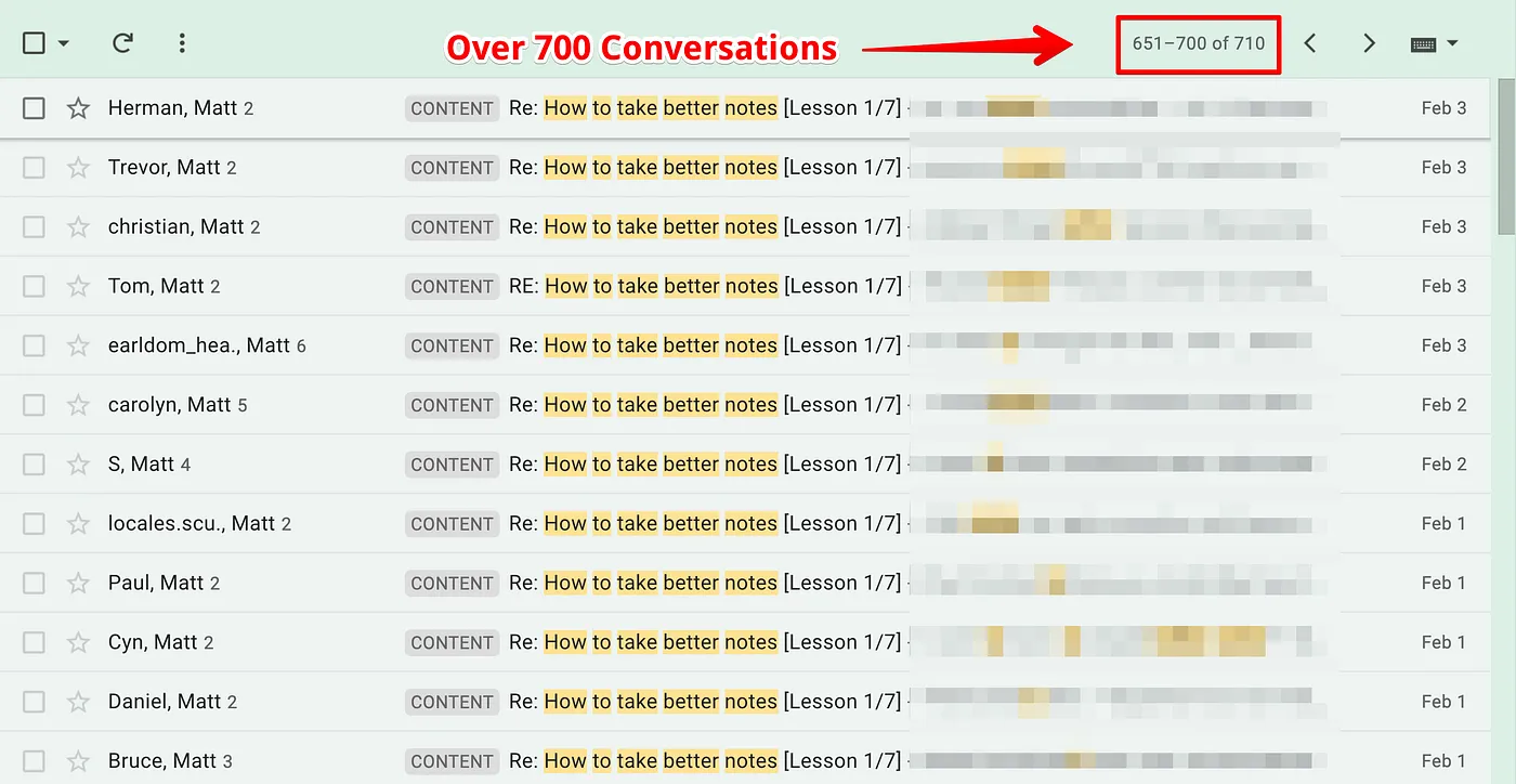 Validating my course idea through email conversations