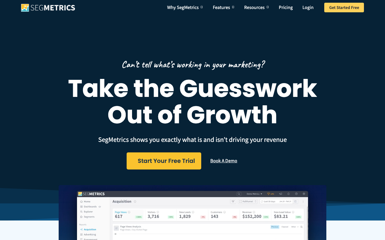 SegMetrics homepage